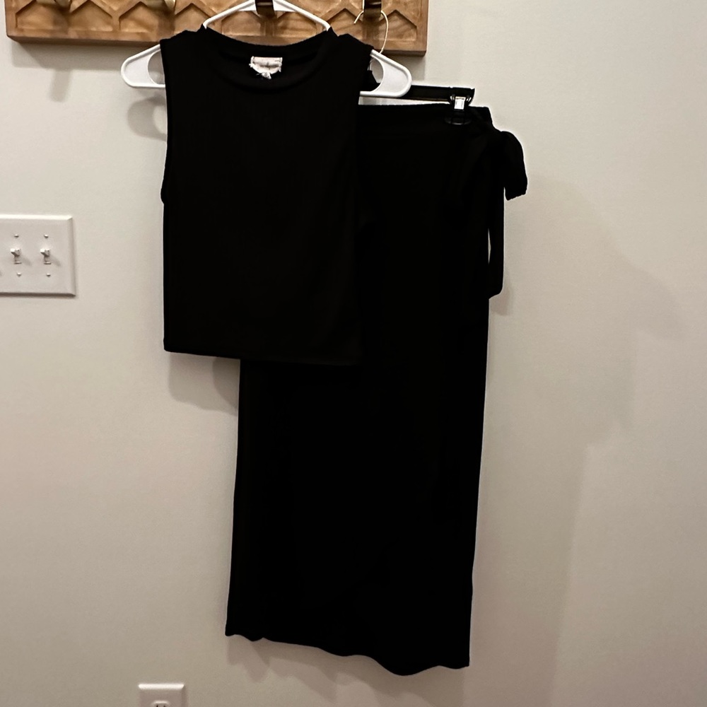 Anthropologie tank & skirt set